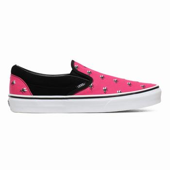 Vans Trap Fly Classic - Miesten Slip-on kengät - Fuksia Violetit/Valkoinen